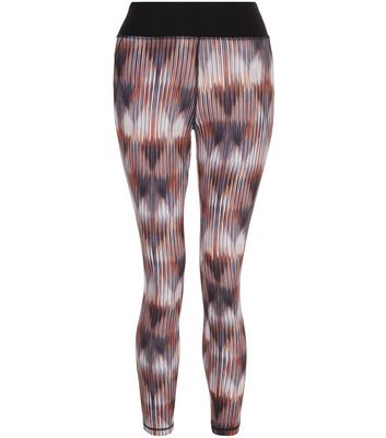 Comprar Petite Orange Abstract Print Sports Leggings al mejor precio