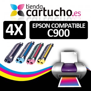PACK 4 (ELIJA COLORES) CARTUCHOS COMPATIBLES EPSON C900PACK 4 (ELIJA COLORES) CARTUCHOS COMPATIBLES EPSON C900