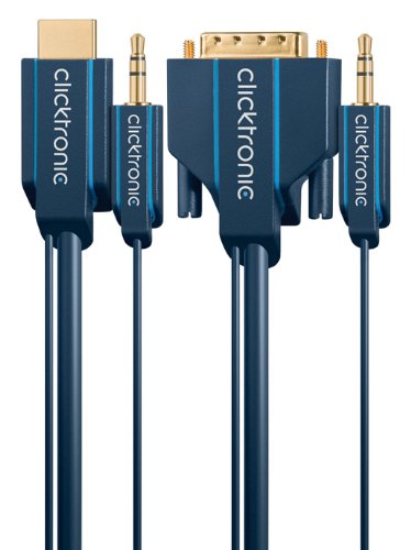 Comprar Clicktronic 70140 - Cable adaptador HDMI/ DVI y audio al mejor precio