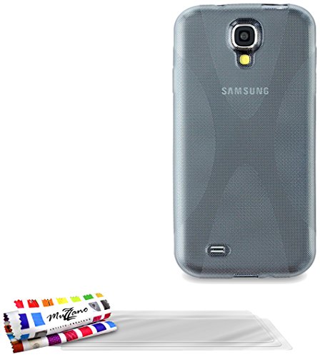 Comprar Muzzano F6647 - Funda para Samsung I9500 / Galaxy S4 + 3 protecciónes de pantalla, color gris al mejor precio