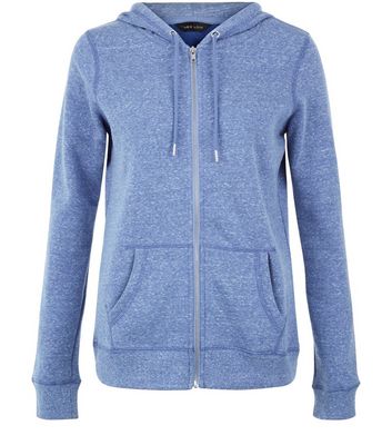 Comprar Light Blue Basic Zip Up Hoodie al mejor precio