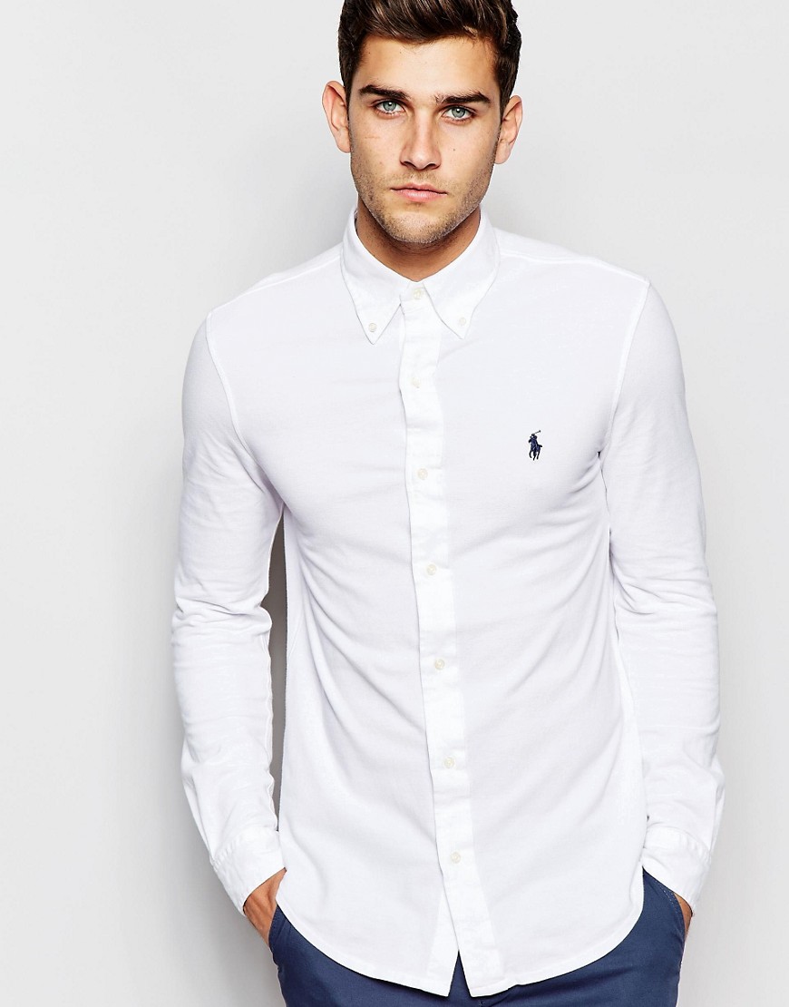 Comprar Camisa de corte estándar cusotmizado en algodón de piqué de Polo Ralph Lauren al mejor precio