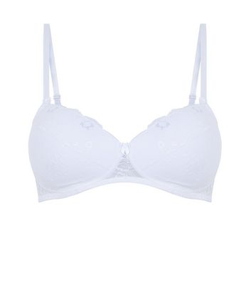 Comprar Maternity White Lace Nursing Padded Bra al mejor precio