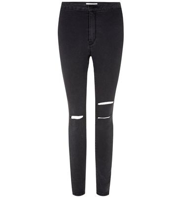 Comprar Black Washed Double Knee Ripped Skinny Jeans al mejor precio