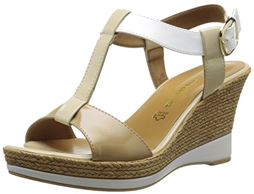 Comprar Tamaris28085 - Sandalias de Punta Descubierta Mujer
, color Beige, talla 42 UE al mejor precio