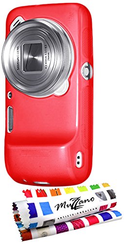 Comprar Muzzano F11260 - Funda para Samsung Galaxy S4 Zoom, color rojo al mejor precio