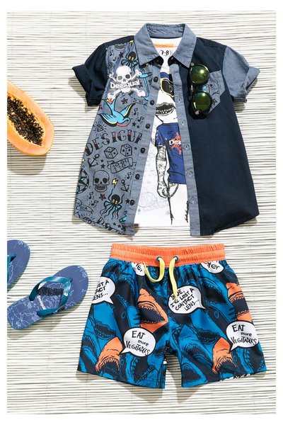 Comprar Desigual - Hombre - Bañador para niño estampado - Tibus - Size XL al mejor precio