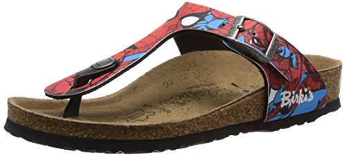 Comprar Birki's Gizeh - Sandalias de material sintético para niña multicolor Multicolore (Spiderman Classic Marvel) 34 al mejor precio