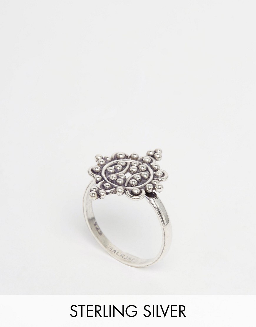 Comprar Anillo de plata de ley con flor con puntitos Fleur de Regal Rose al mejor precio