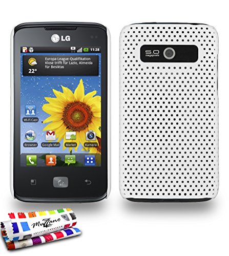 Comprar Muzzano F49S05-6532967 - Funda para LG Optimus Hub, color blanco al mejor precio