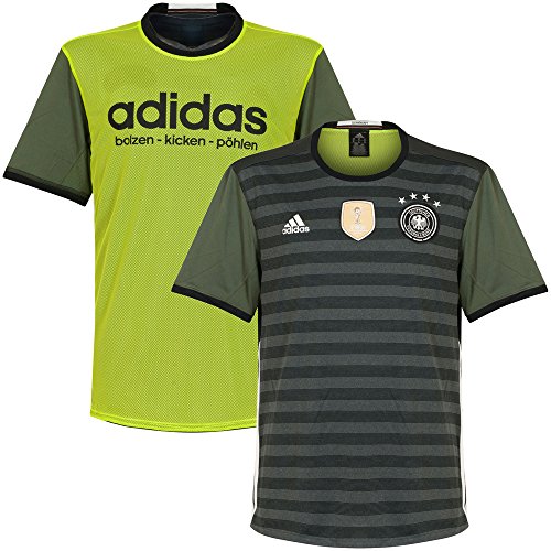 Comprar adidas DFB A Jsy Y - Camiseta para niño, color gris / blanco / negro, talla 164 al mejor precio