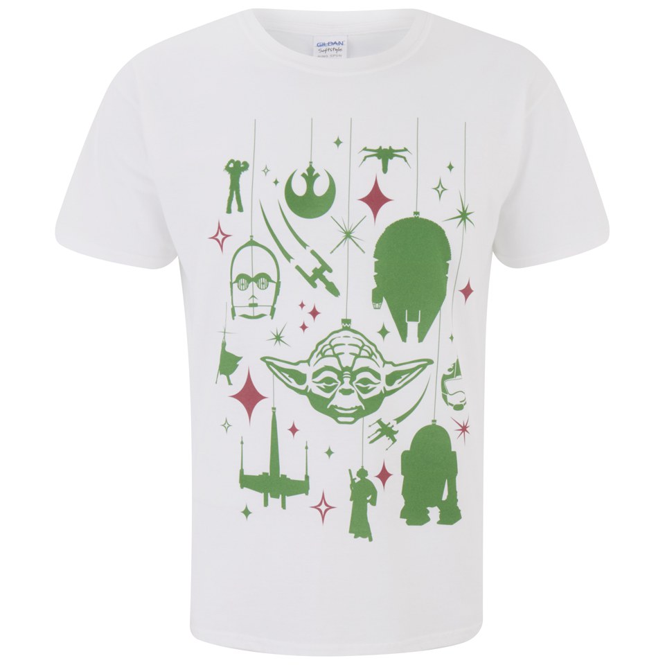 Comprar Star Wars Men's Yoda Festive Galaxy T-Shirt - White - L al mejor precio
