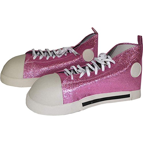 Zapatos de payaso de color rosa - Única