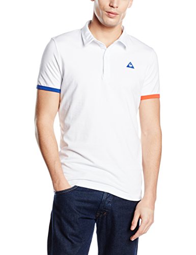 Comprar Le Coq Sportif Palos Bbr-Polo Hombre    Azul Blue (White) X-Large al mejor precio