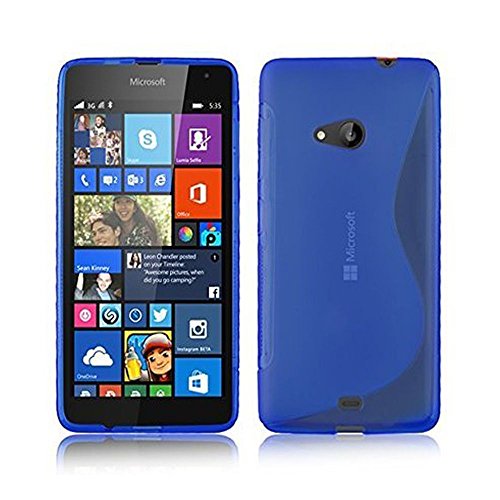 Comprar Bluetrade BT-TPU-NL435L - Funda TPU para Microsoft Nokia Lumia 435, color azul al mejor precio