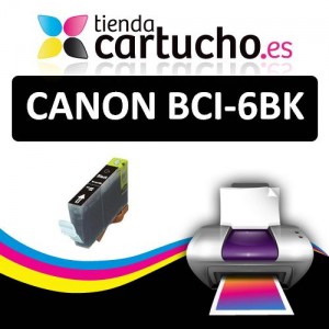 Comprar CARTUCHO COMPATIBLE CANON BCI-6BK NEGROCARTUCHO COMPATIBLE CANON BCI-6BK NEGRO al mejor precio