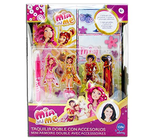 Comprar Coloring - Taquilla doble Glitter, diseño Mia & Me (Cife 86353) al mejor precio