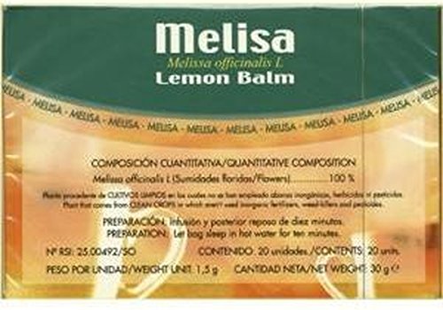 Comprar Infusiones Melisa 20 unidades de Soria Natural al mejor precio