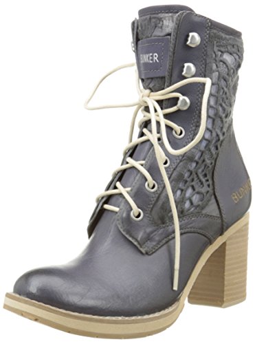 Comprar BunkerMana Em31 - botas clásicas de caña baja botas Mujer , Azul (azul (Jeans)), 41 al mejor precio