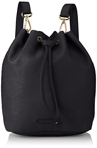 Comprar ESPRIT mit praktischem Innenleben - Bolso Mochila de piel sintética mujer, color negro, talla 26x34x15 cm (B x H x T) al mejor precio