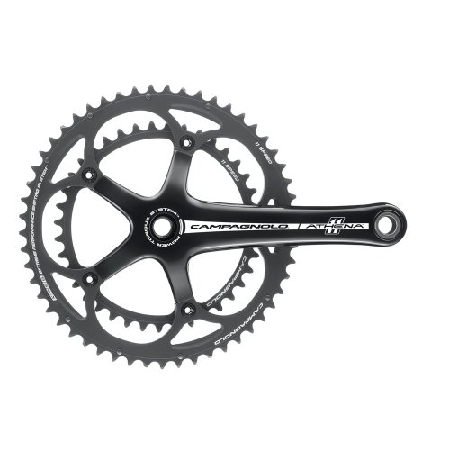 Comprar Campagnolo Athena Triple 11V 172,5-30x39x52 - Juego de bielas y platos para bicicleta, color negro al mejor precio