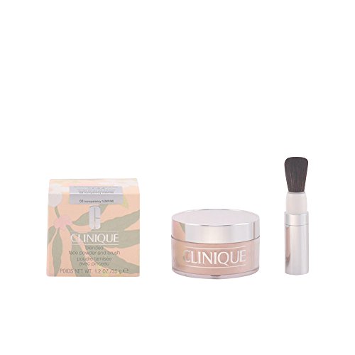 Comprar CLINIQUE BLENDED face powder&brush #03-transparency 35 gr al mejor precio