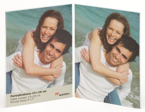 Comprar Walther, Marco para Retrato de Acrílico, AD1318, Marco Doble, 13x18 cm al mejor precio