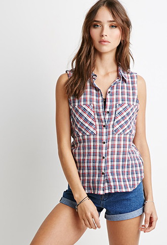 Comprar Camisa Sin Mangas Cuadros al mejor precio