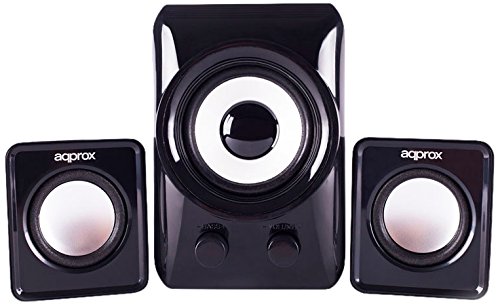Comprar Approx appSP21M - Set de altavoces (2.1, 10W, PC, 5W, 20 - 18000 Hz, 5W) Negro al mejor precio