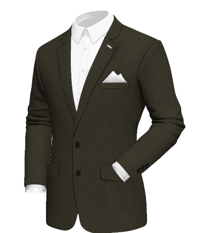 Comprar Americana verde caqui de pana gruesa - Americana a medida al mejor precio