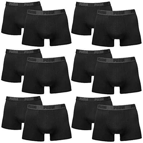 Comprar PUMA hombre calzoncillos Boxer pack de 12 - M, negro al mejor precio