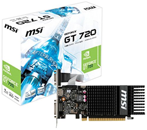 Comprar MSI GT-720 - Tarjeta gráfica (NVIDIA Geforce GT720, 1 GB GDDR3,UHD 4096x2160 Pixels, HDMI,DVI,VGA) al mejor precio