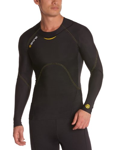 Comprar SKINS A400 Top mangas largas Hombre negro XS al mejor precio