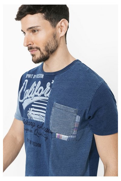 Comprar Desigual - Hombre - Camiseta de manga corta con bolsillo - Alec - Size XL al mejor precio