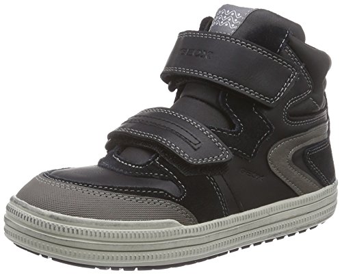 Comprar Geox JR ELVIS E - zapatillas deportivas altas de material sintético niños, color negro, talla 34 al mejor precio