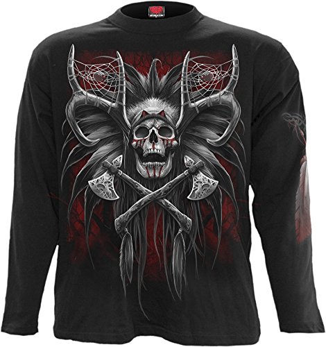 Comprar Spiral - Camiseta de manga larga - para hombre Negro negro medium al mejor precio