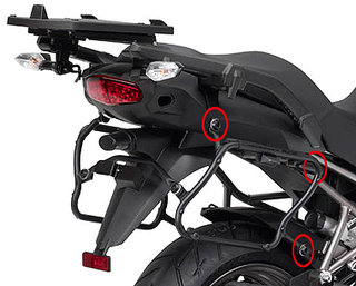 Comprar Portamaletas lateral fijación rápida KAWASAKI al mejor precio
