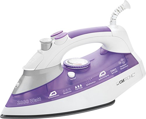 Comprar Clatronic DB 3486 - Plancha de vapor, suela de cerámica, 7 funciones, 2800 W, color blanco al mejor precio