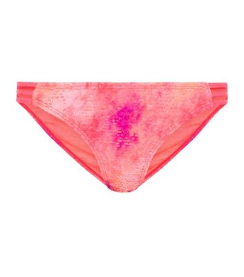 Comprar Pink Lace Strappy Side Bikini Bottoms al mejor precio