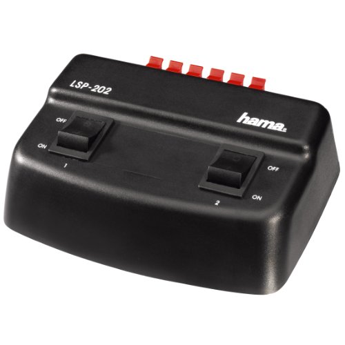 Comprar Hama - Loudspeaker Switching Console LSP-202, 100 W, 170 x 110 x 45 mm al mejor precio