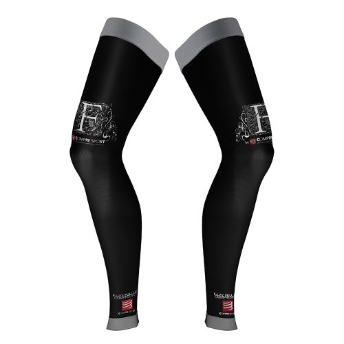 Comprar Compressport Kompressionsbeinling - Calentadores de piernas de runinng para hombre, color negro, talla L/XL al mejor precio