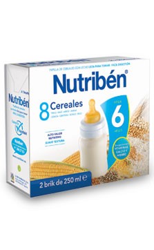 Comprar Papilla Nestlé 8 Cereal Brick 2X250 ml. al mejor precio