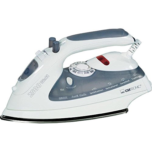 Comprar Clatronic DB 3106 - Plancha de vapor, suela de acero inoxidable, 2500 W, color blanco al mejor precio