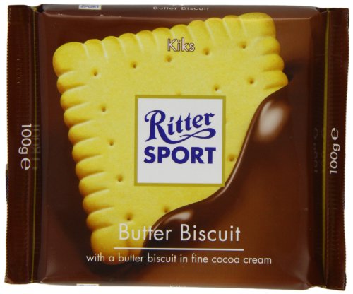 Comprar Ritter Sport Butter Biscuit 100 g (Pack of 8) al mejor precio