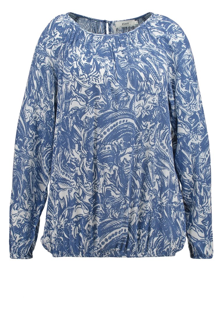 Comprar Zizzi Blusa dark denim combo al mejor precio