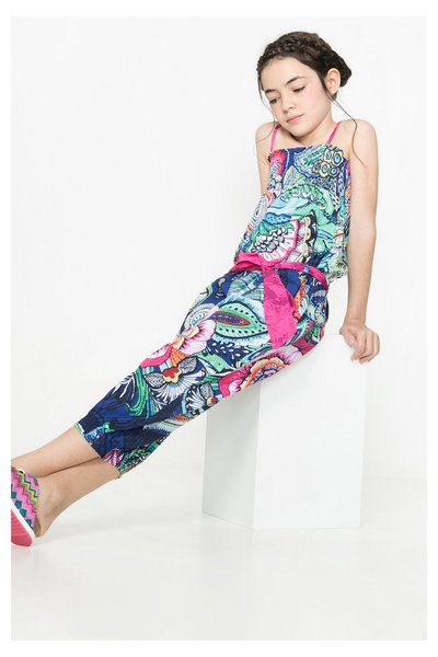 Comprar Desigual - Mujer - Mono fluido de tirantes para niña - Bangui - Size 3/4 al mejor precio