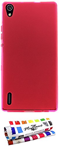 Comprar Muzzano F868973 - Funda para Huawei Ascend P7, color rosa al mejor precio