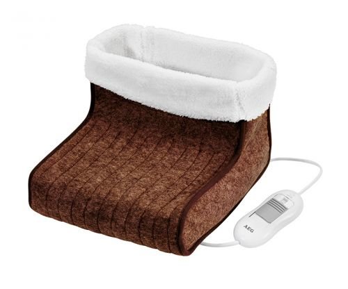 Comprar AEG FW 5645 - Calientapiés eléctrico, 3 niveles de temperatura, 100 W, color marrón al mejor precio