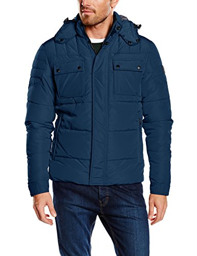 Comprar JACK & JONES Jjcogary Puffer Jacket Camp-Chaqueta Hombre    Blau (Blue Wing Teal Fit:REG) Large al mejor precio