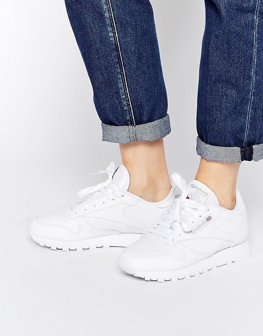 Comprar Zapatillas de cuero blancas de Reebok Classic al mejor precio
